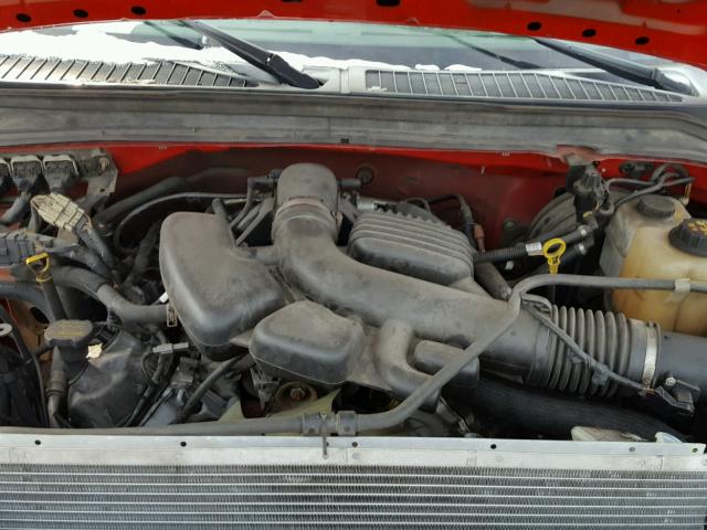 1FTSX21589EA70646 - 2009 FORD F250 SUPER RED photo 7