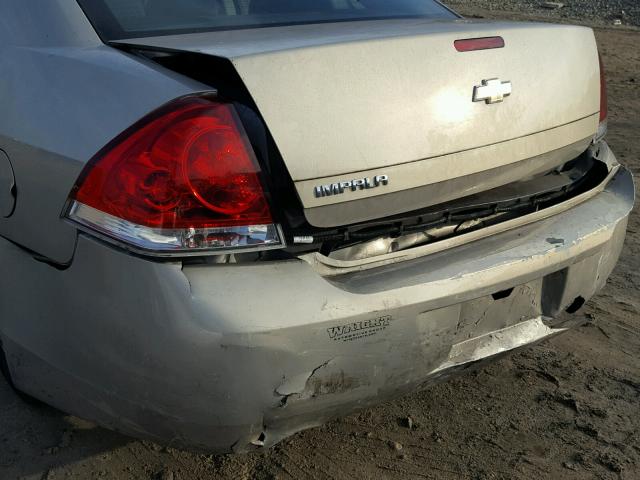 2G1WF5E30C1324950 - 2012 CHEVROLET IMPALA LS SILVER photo 10