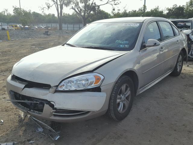 2G1WF5E30C1324950 - 2012 CHEVROLET IMPALA LS SILVER photo 2