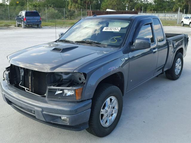 1GCDS19L898154713 - 2009 CHEVROLET COLORADO GRAY photo 2