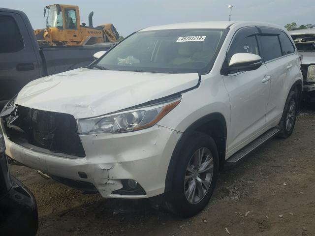 5TDZKRFH8FS045681 - 2015 TOYOTA HIGHLANDER 白色 照片 2