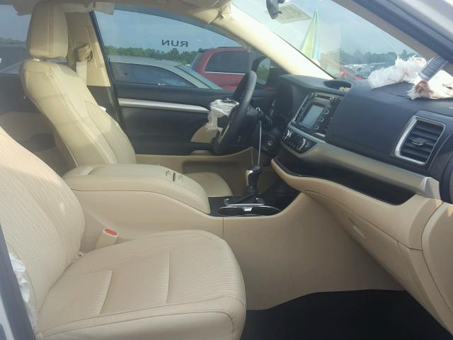 5TDZKRFH8FS045681 - 2015 TOYOTA HIGHLANDER 白色 照片 5