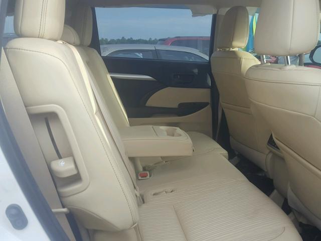 5TDZKRFH8FS045681 - 2015 TOYOTA HIGHLANDER 白色 照片 6