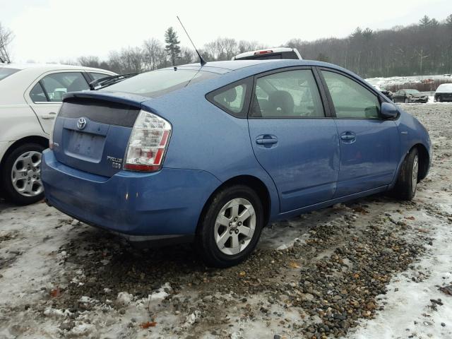 JTDKB20U187758403 - 2008 TOYOTA PRIUS BLUE photo 4