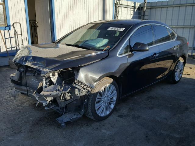 1G4PP5SK6E4182529 - 2014 BUICK VERANO BLACK photo 2