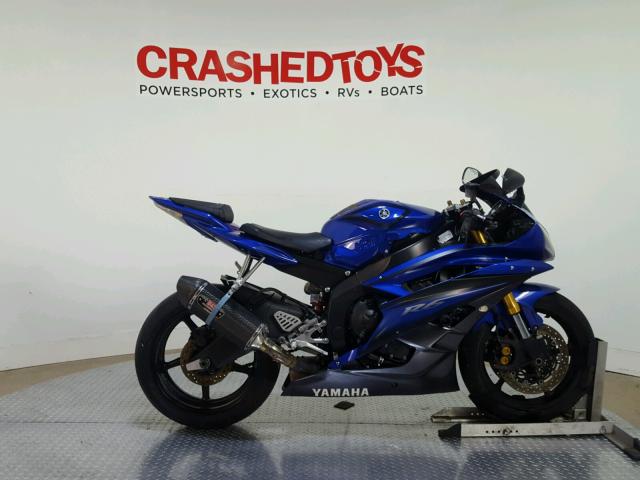 JYARJ12E87A023335 - 2007 YAMAHA YZFR6 L BLUE photo 1