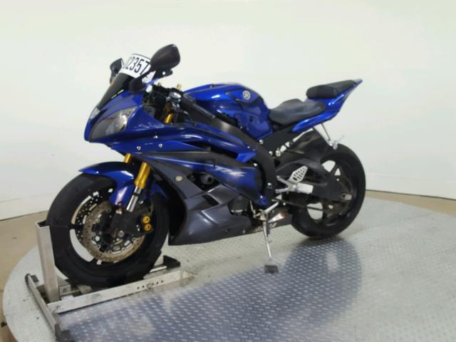 JYARJ12E87A023335 - 2007 YAMAHA YZFR6 L BLUE photo 4