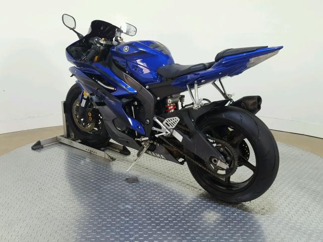 JYARJ12E87A023335 - 2007 YAMAHA YZFR6 L BLUE photo 6