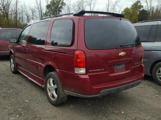 1GBDV13L55D248120 - 2005 CHEVROLET UPLANDER I 红色 照片 3