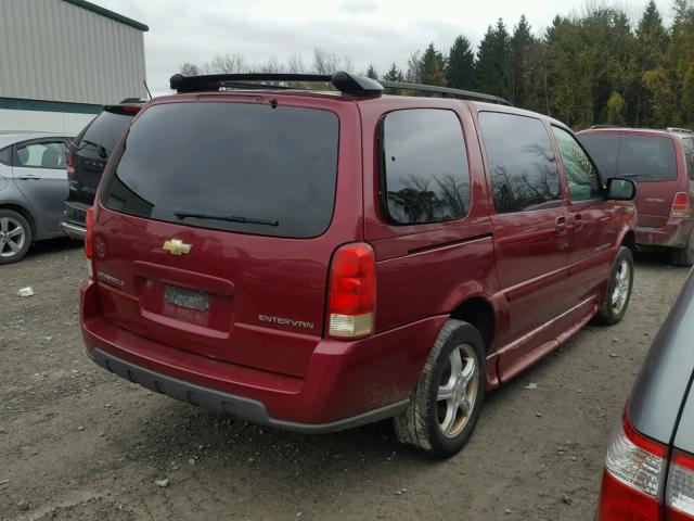 1GBDV13L55D248120 - 2005 CHEVROLET UPLANDER I RED photo 4