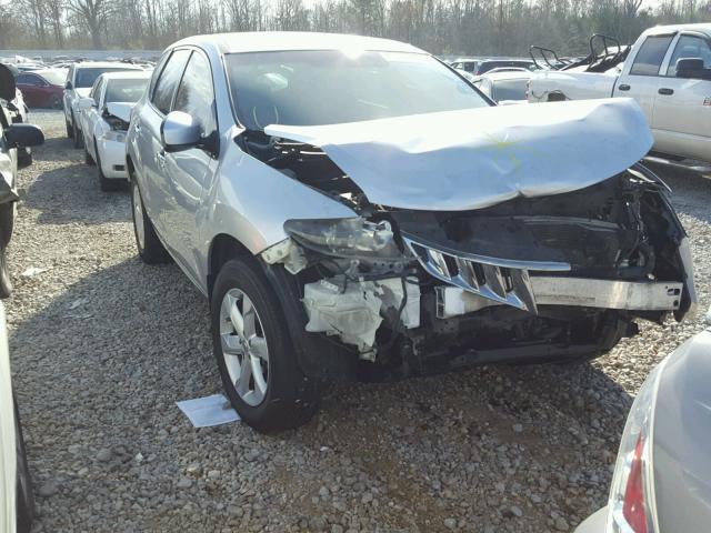 JN8AZ1MW1AW103171 - 2010 NISSAN MURANO S SILVER photo 1