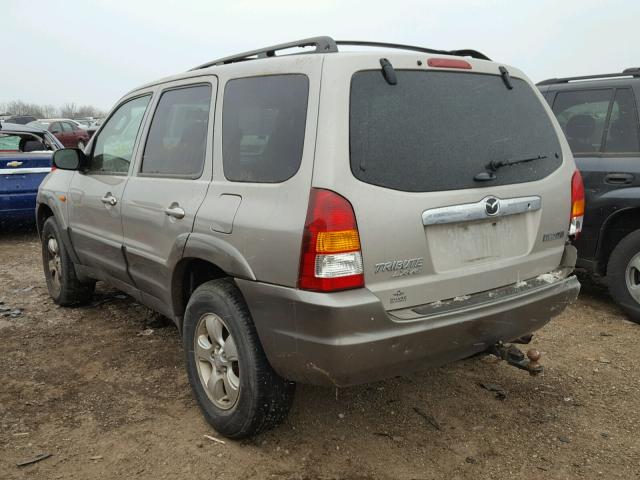 4F2CU08191KM28315 - 2001 MAZDA TRIBUTE LX GRAY photo 3