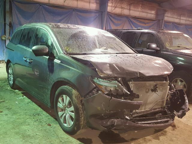 5FNRL5H47GB022155 - 2016 HONDA ODYSSEY EX GRAY photo 1