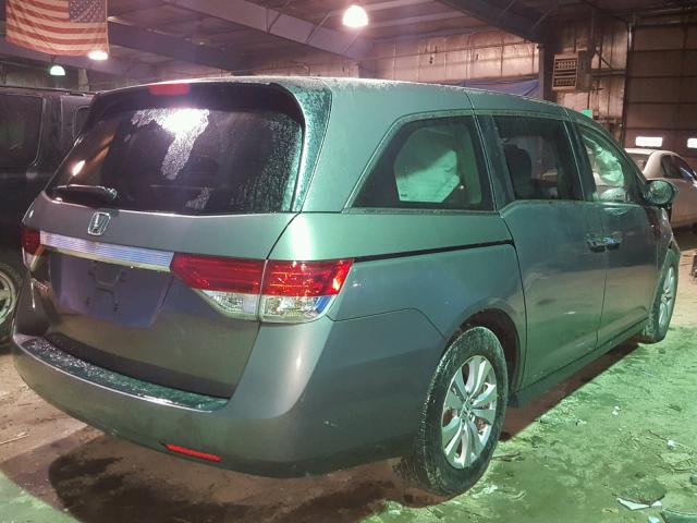 5FNRL5H47GB022155 - 2016 HONDA ODYSSEY EX GRAY photo 4