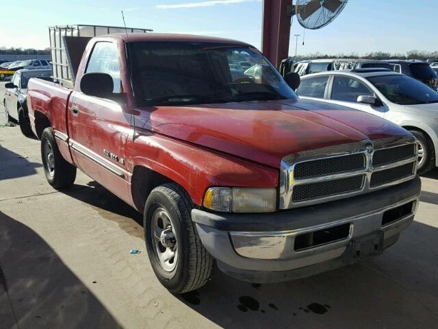 1B7HC16X6XS138791 - 1999 DODGE RAM 1500 RED photo 1