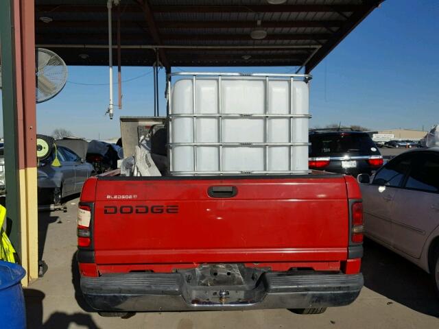 1B7HC16X6XS138791 - 1999 DODGE RAM 1500 RED photo 6