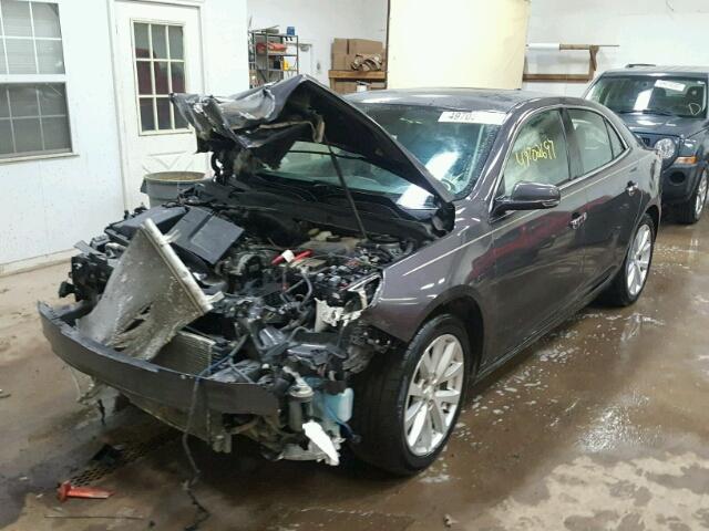 1G11H5SA7DF181271 - 2013 CHEVROLET MALIBU LTZ ნაცრისფერი ფოტო 2