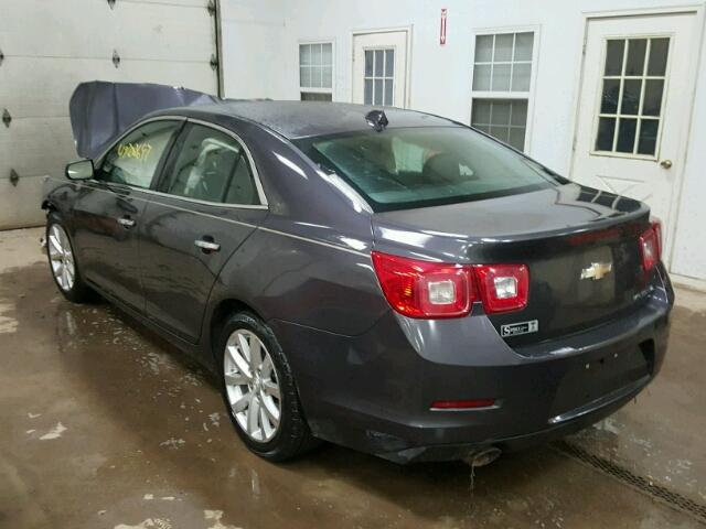 1G11H5SA7DF181271 - 2013 CHEVROLET MALIBU LTZ GRAY photo 3