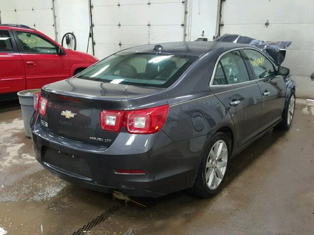 1G11H5SA7DF181271 - 2013 CHEVROLET MALIBU LTZ ნაცრისფერი ფოტო 4