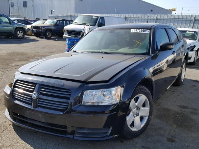 2D4FV47T48H104178 - 2008 DODGE MAGNUM BLUE photo 2