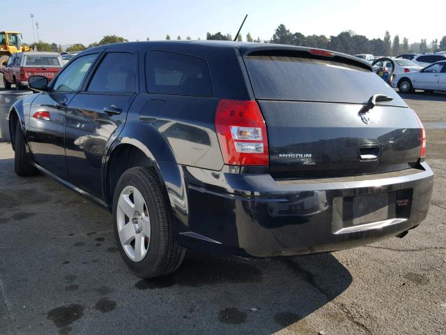 2D4FV47T48H104178 - 2008 DODGE MAGNUM BLUE photo 3