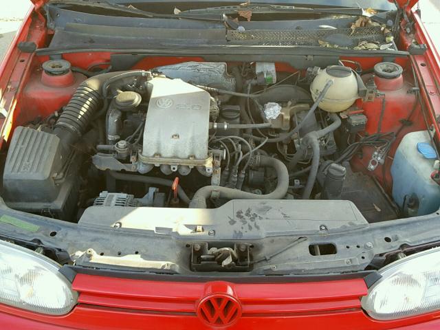 WVWBB81E3SK030306 - 1995 VOLKSWAGEN CABRIO RED photo 7