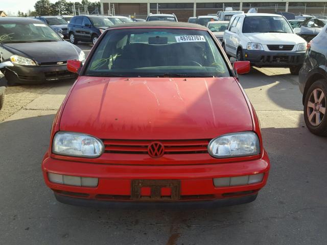 WVWBB81E3SK030306 - 1995 VOLKSWAGEN CABRIO RED photo 9