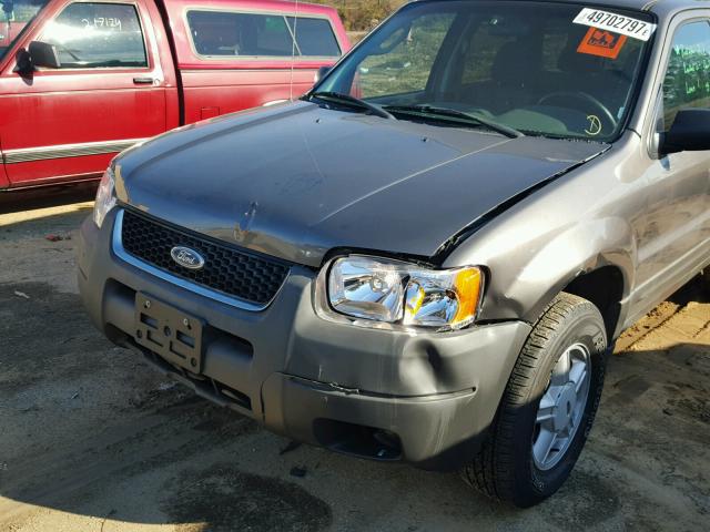 1FMYU03153KA41014 - 2003 FORD ESCAPE XLT GRAY photo 9