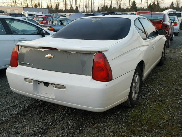 2G1WM15K569205111 - 2006 CHEVROLET MONTE CARL WHITE photo 4