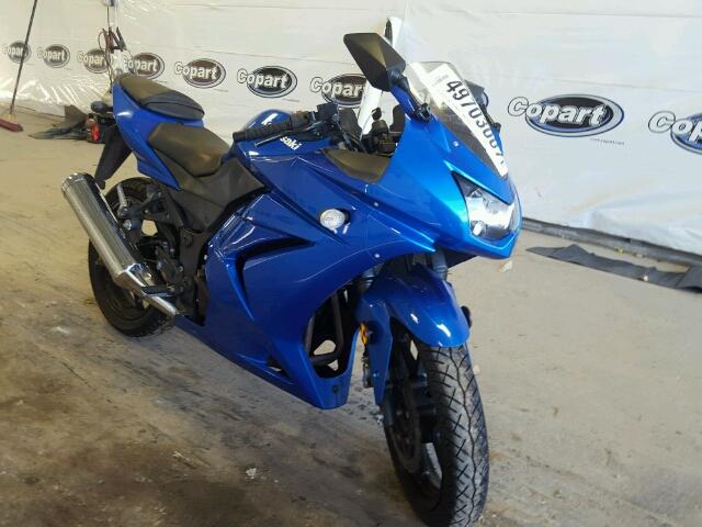 JKAEXMJ118DA12255 - 2008 KAWASAKI EX250 J BLUE photo 1