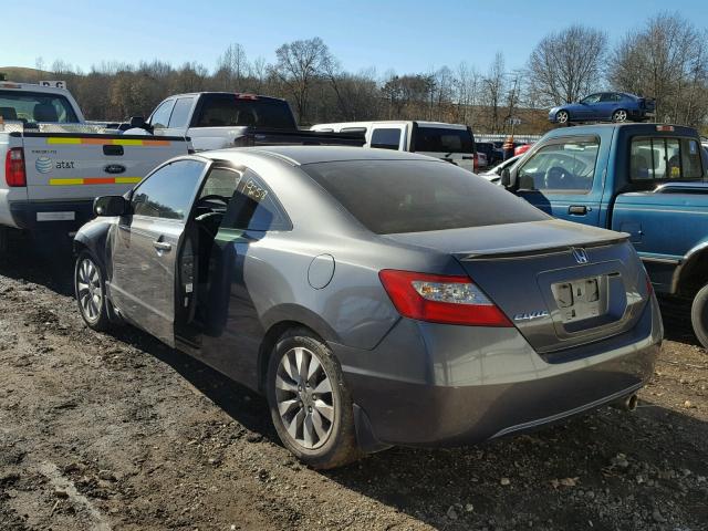 2HGFG12849H511297 - 2009 HONDA CIVIC EX 灰色 照片 3