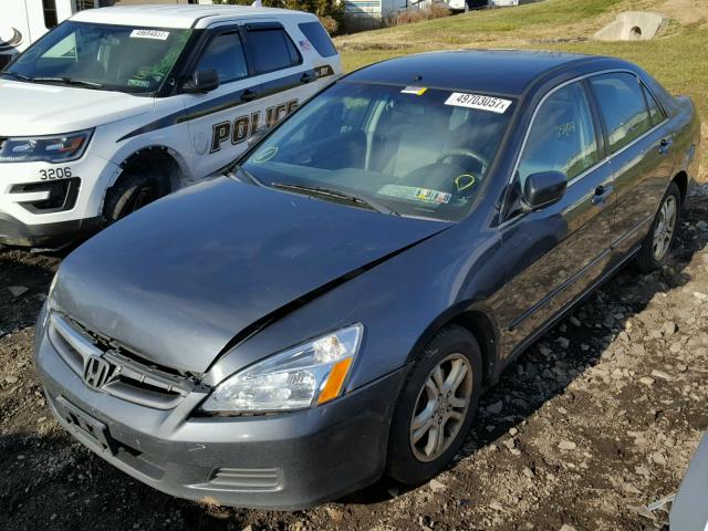 1HGCM56366A078898 - 2006 HONDA ACCORD SE BLUE photo 2