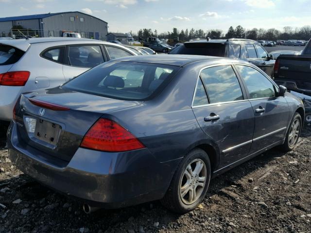 1HGCM56366A078898 - 2006 HONDA ACCORD SE BLUE photo 4