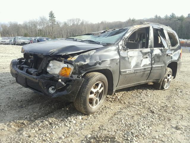 1GKDT13S752122415 - 2005 GMC ENVOY BLACK photo 2