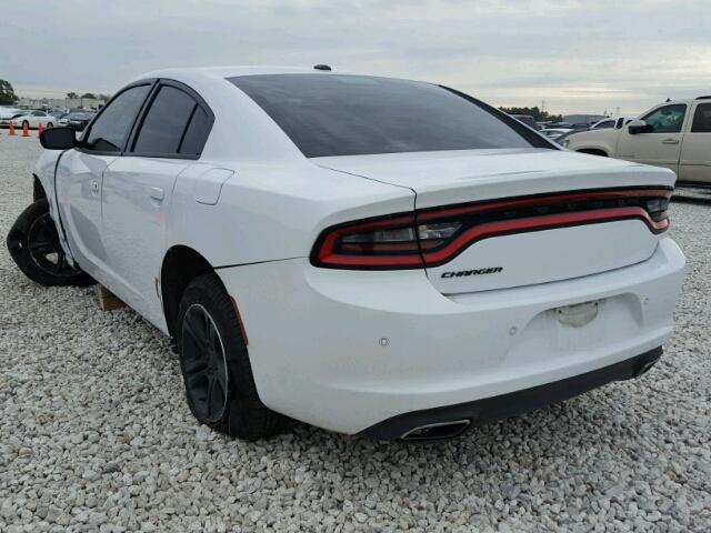 2C3CDXBG1GH103264 - 2016 DODGE CHARGER SE WHITE photo 3