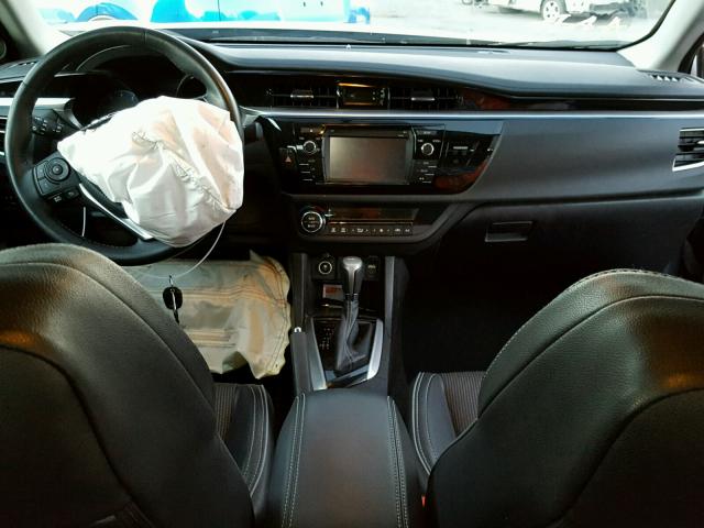 5YFBURHEXFP329868 - 2015 TOYOTA COROLLA L BLUE photo 9