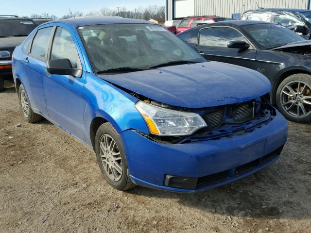 1FAHP3FNXBW159195 - 2011 FORD FOCUS SE BLUE photo 1