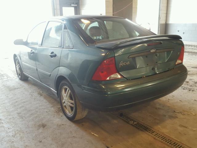 1FAFP34381W170090 - 2001 FORD FOCUS SE GREEN photo 3