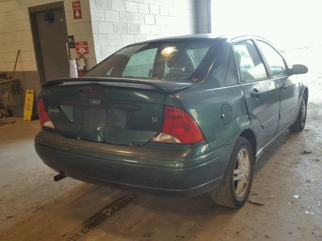 1FAFP34381W170090 - 2001 FORD FOCUS SE GREEN photo 4