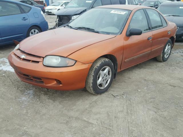 1G1JC52F057209479 - 2005 CHEVROLET CAVALIER ORANGE photo 2