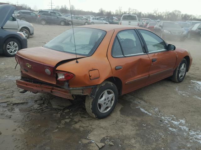 1G1JC52F057209479 - 2005 CHEVROLET CAVALIER ORANGE photo 4