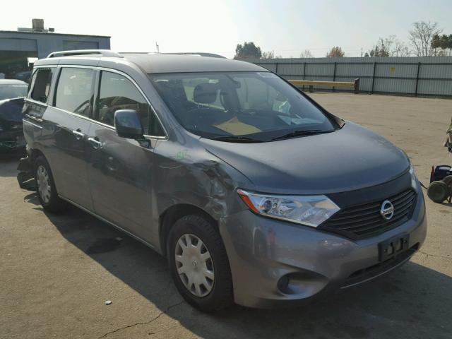 JN8AE2KP2E9106906 - 2014 NISSAN QUEST S GRAY photo 1