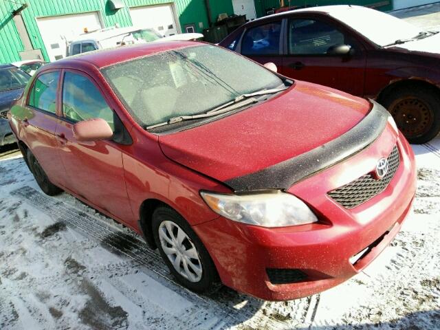 2T1BU40E89C089822 - 2009 TOYOTA COROLLA BA RED photo 1