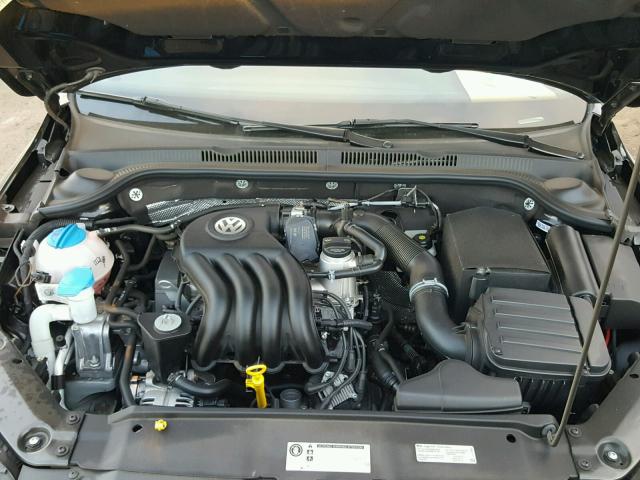 3VW1K7AJ1EM320802 - 2014 VOLKSWAGEN JETTA BASE შავი ფოტო 7