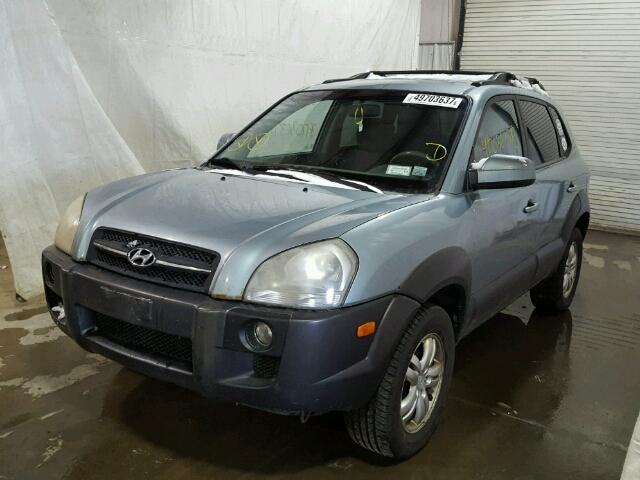 KM8JN72D87U633732 - 2007 HYUNDAI TUCSON SE GRAY photo 2