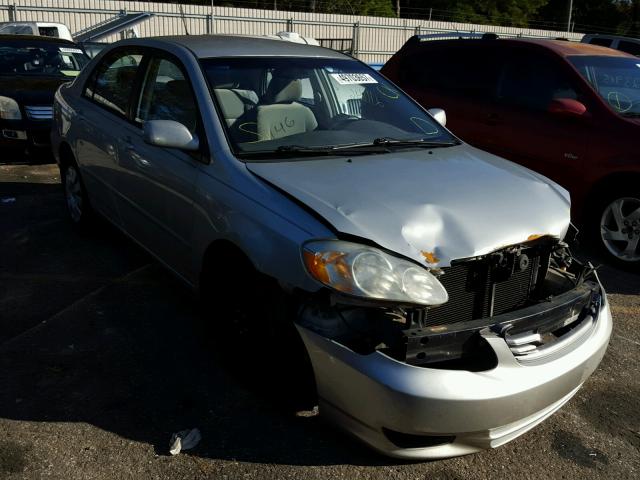 1NXBR32E34Z261108 - 2004 TOYOTA COROLLA SILVER photo 1