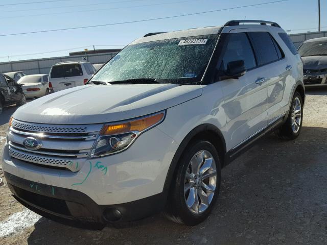 1FMHK7D89CGA47802 - 2012 FORD EXPLORER X WHITE photo 2