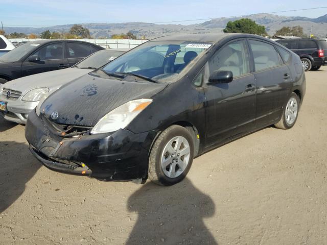 JTDKB20U140045231 - 2004 TOYOTA PRIUS BLACK photo 2