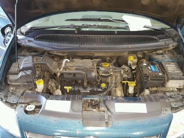 1C4GJ45371B222191 - 2001 CHRYSLER VOYAGER LX GREEN photo 7