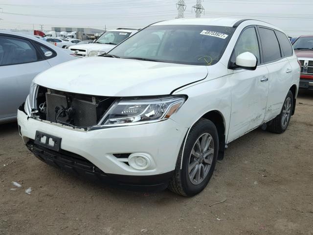 5N1AR2MM3FC620363 - 2015 NISSAN PATHFINDER WHITE photo 2